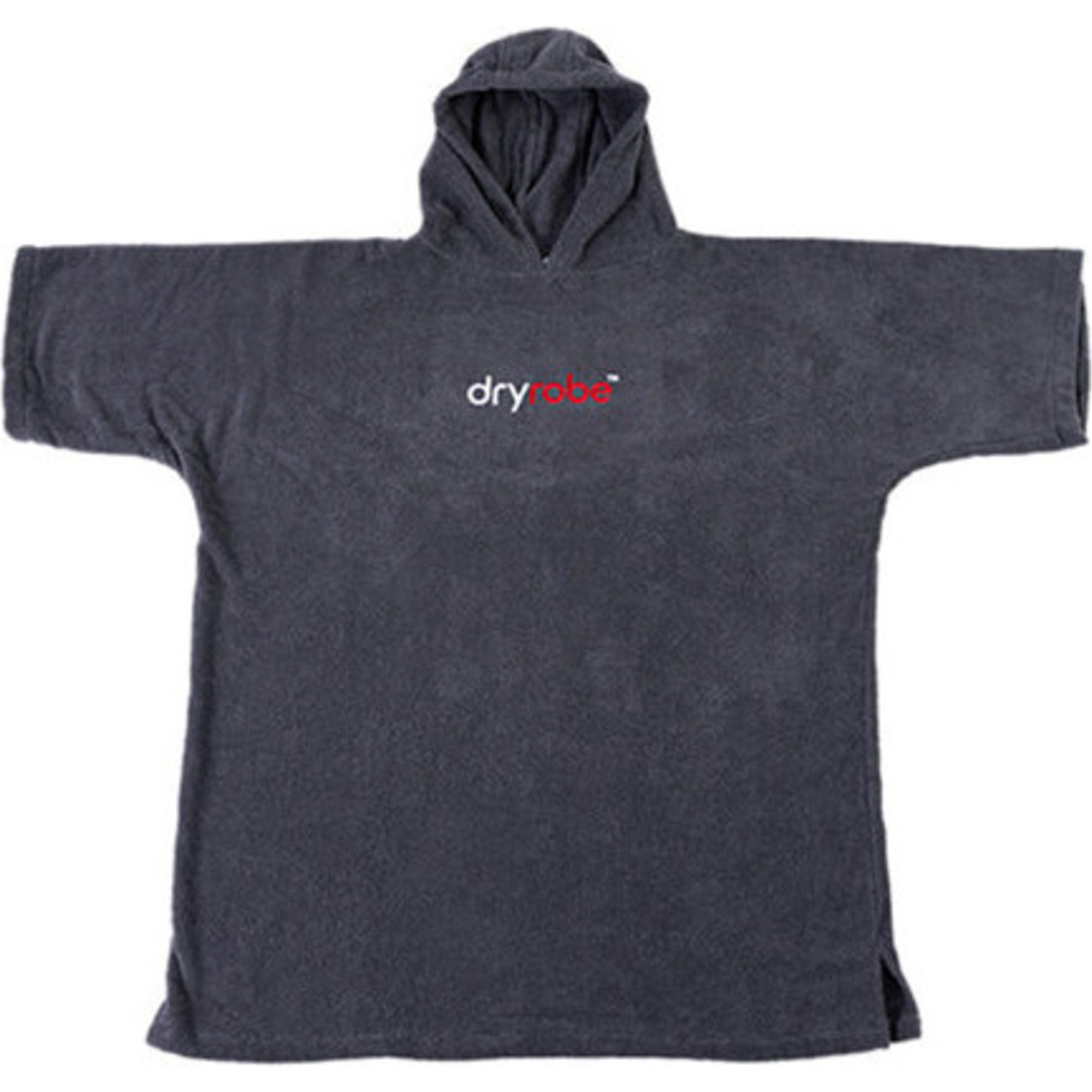 Dryrobe Junior Organic Cotton Hooded Towel Changing Robe / Poncho V3 V3OCTV3 - Slate Grey
